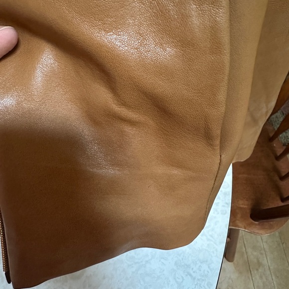 Wilson’s Classic Tan Leather Jacket Fully Lined Sz L - Picture 6 of 9